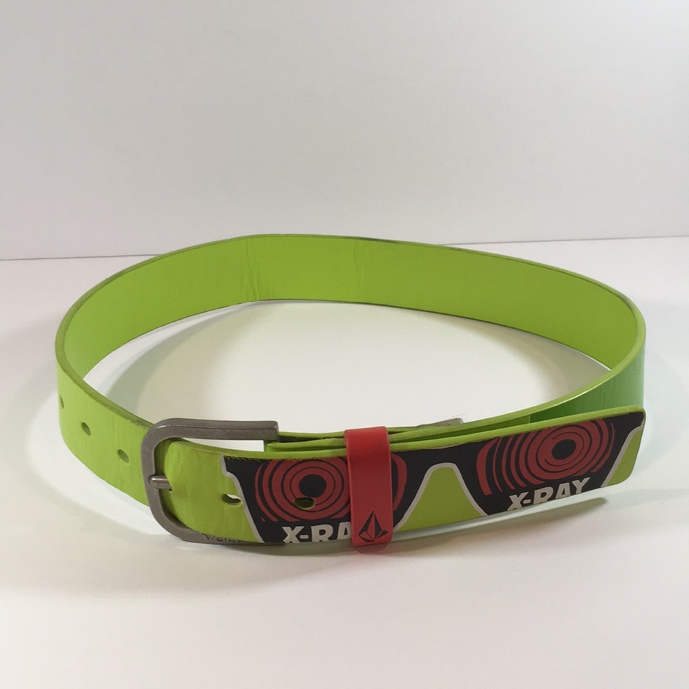2/$15 - Volcom Green X-ray belt - 28”